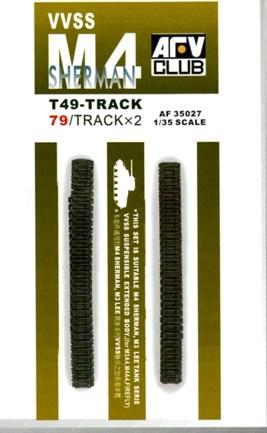 Afv Club - M4 T49 SHERMAN TRACKS (SOFT RUBBER) Afv Club - M4 T49 SHERMAN TRACKS (SOFT RUBBER)